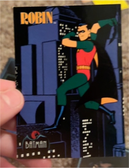 1993 Topps Batman: The Animated Series #3 Robin — front