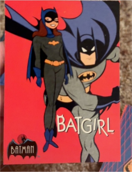 1993 Topps Batman The Animated Series #8 Batgirl — front