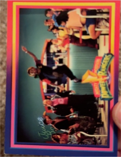 1994 Mighty Morphin Power Rangers Fancy Steps FOIL Series 1 #70 — front