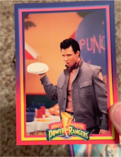 1994 Collect-A-Card Mighty Morphin Power Rangers Series 1 Hobby #26 Skull — front