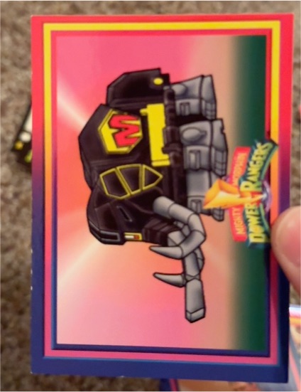 1994 Mighty Morphin Power Rangers Series 1 #64 Mastodon Mammoth Dinozord — front