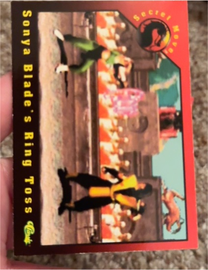 1994 Classic Mortal Kombat Series 1 #67 Sonya Blade's Head Blow — front