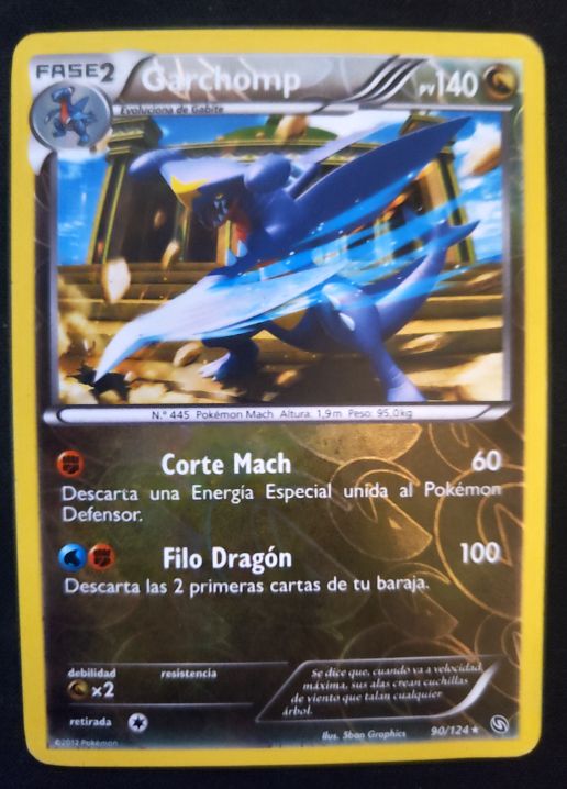 2012 Pokémon Dragons Exalted #90 Garchomp — front