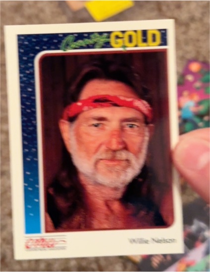 1992 Sterling Country Gold #34 Willie Nelson — front