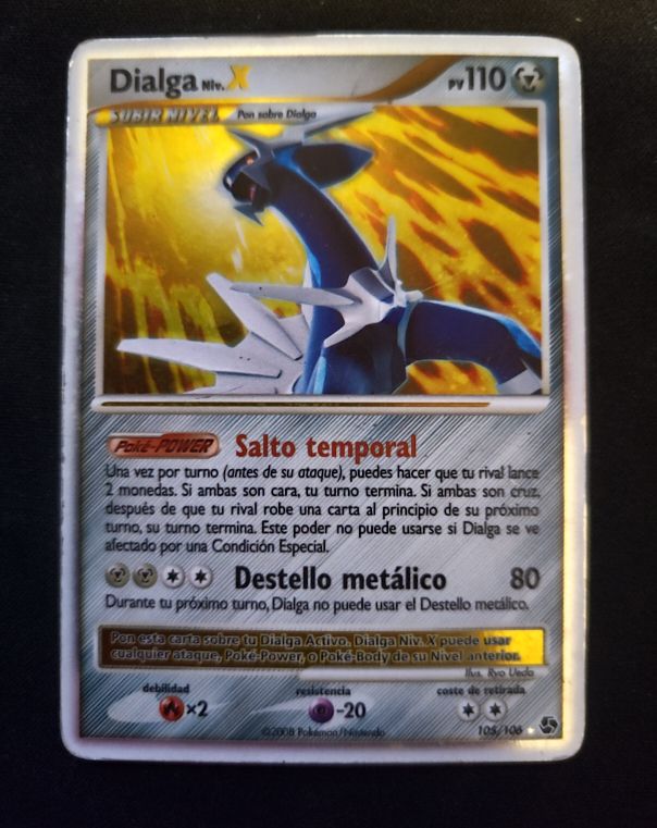 2008 Pokémon Great Encounters #105 Dialga LV.X — front