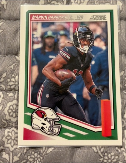 2025 Panini Score #186 Marvin Harrison Jr. — front