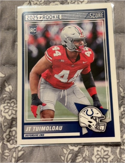 2025 Panini Score #84 JT Tuimoloau — front