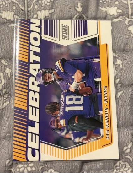 2025 Panini Score Celebration #C-SDA Sam Darnold — front