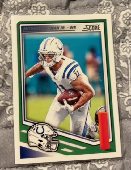 2025 Panini Score #246 Michael Pittman Jr. — front