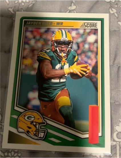 2025 Panini Score Football #205 Jayden Reed — front