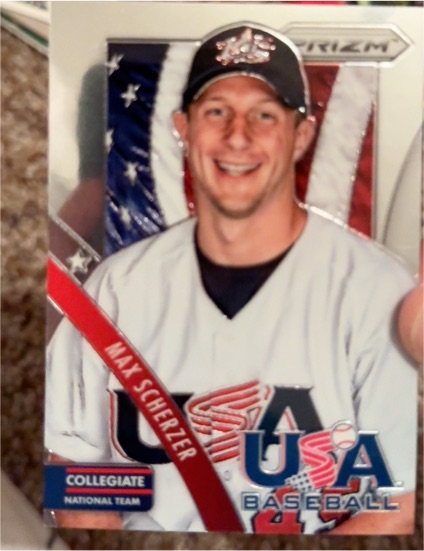 2014 Panini Prizm USA Baseball #1 Max Scherzer — front