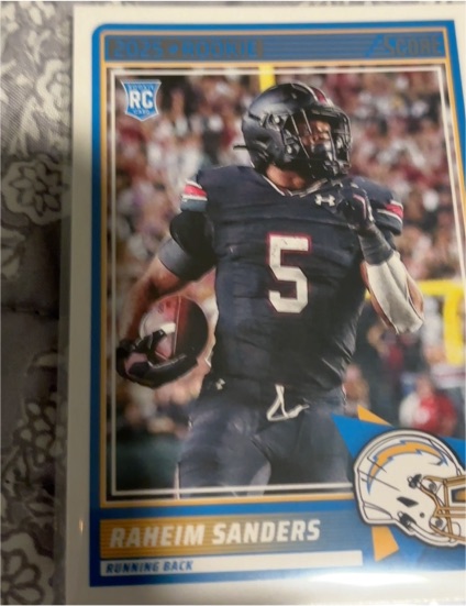 2025 Score #45 Raheim Sanders — front