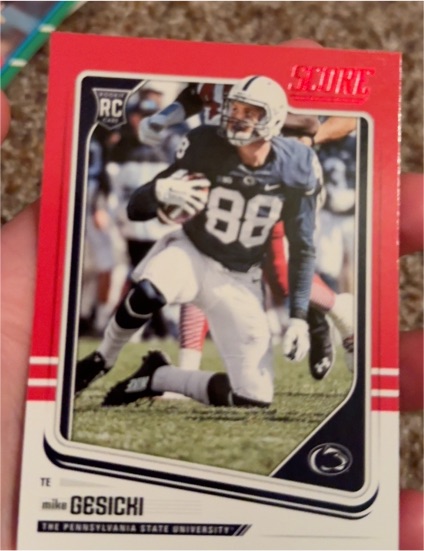 2018 Score #379 Mike Gesicki — front