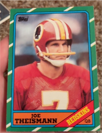 1986 Topps #171 Joe Theismann — front
