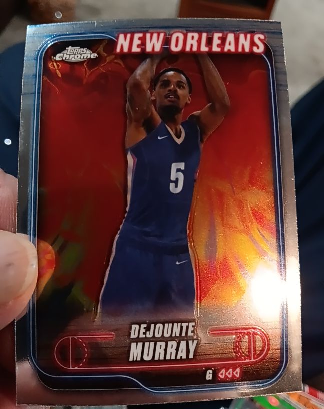 2024-25 Topps Chrome #73 Dejounte Murray — front