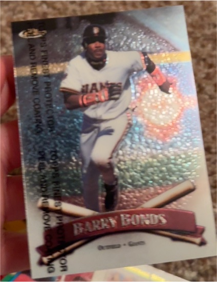 1998 Topps Finest #257 Barry Bonds — front