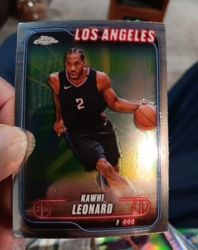 2024-25 Topps Chrome #120 Kawhi Leonard — front