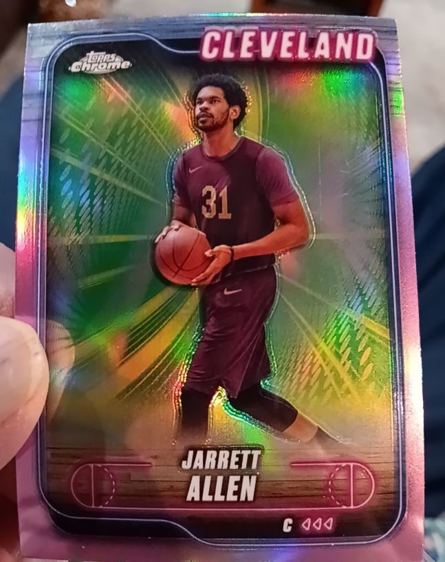 2024-25 Topps Chrome #17 Jarrett Allen — front