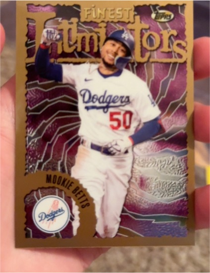 2023 Topps Finest Flashbacks Finest Intimidators #7 Mookie Betts — front