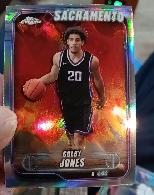 2024-25 Topps Chrome #192 Colby Jones — front