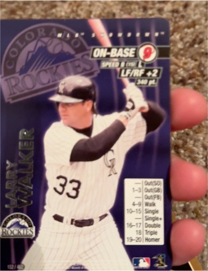 2001 MLB Showdown #152 Larry Walker — front