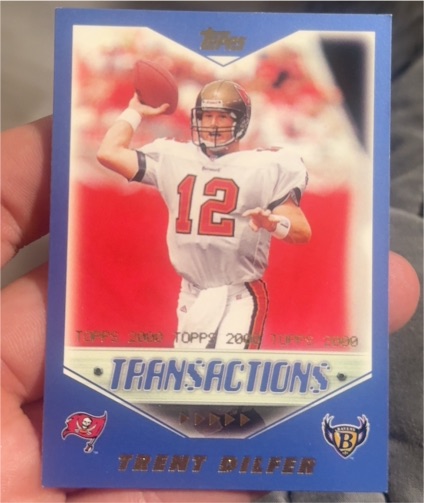 2000 Topps #267 Trent Dilfer — front