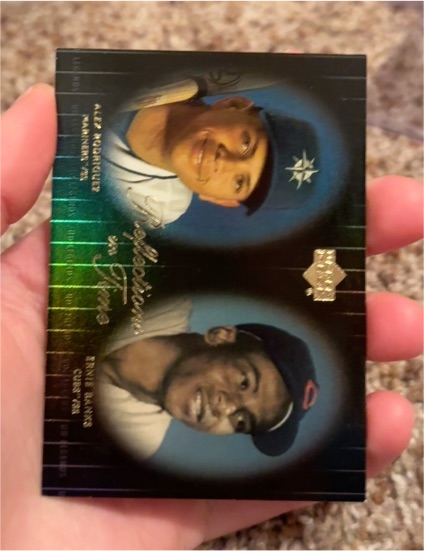 2000 Upper Deck Legends Reflections in Time #R7 Ken Griffey Jr. / Alex Rodriguez — front