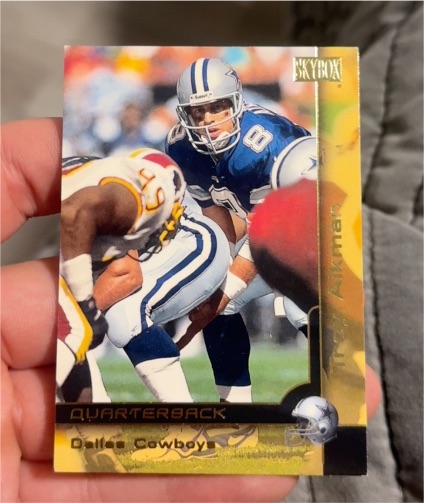 2000 Skybox #156 Troy Aikman Dallas Cowboys — front