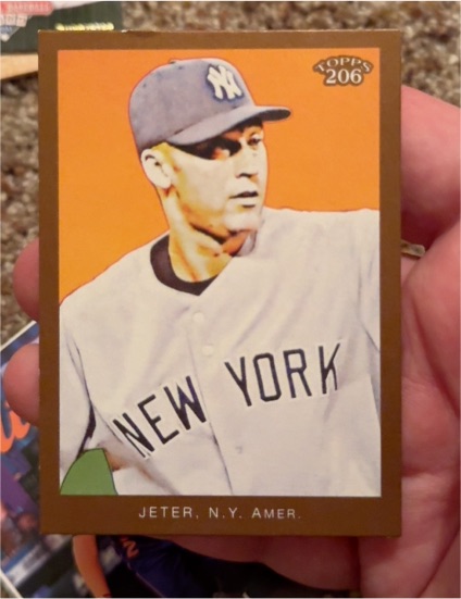 2009 Topps 206 Bronze #120 Derek Jeter — front