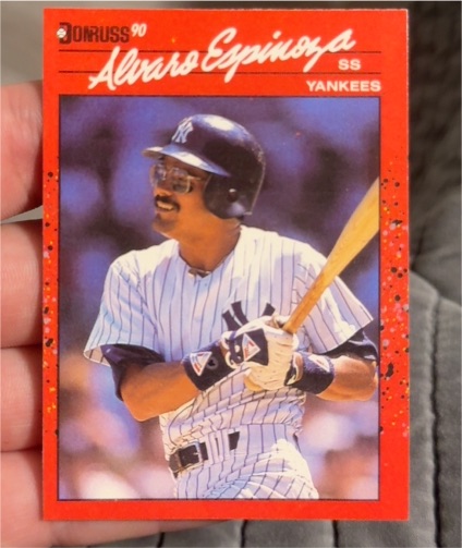 1990 Donruss #245 Alvaro Espinoza — front