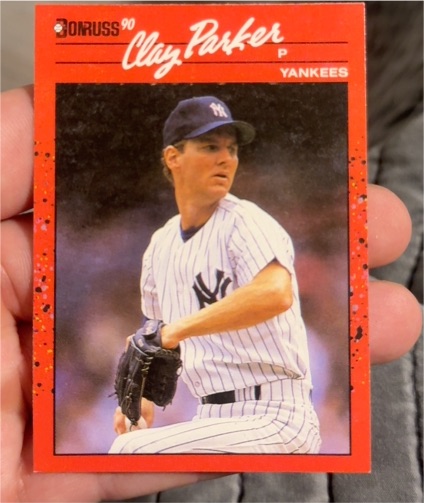 1990 Donruss #363 Clay Parker — front