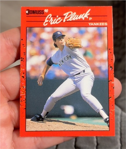 1990 Donruss #196 Eric Plunk — front