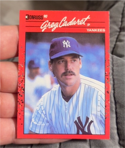 1990 Donruss #545 Greg Cadaret — front