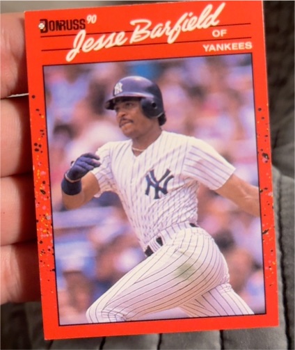 1990 Donruss #74 Jesse Barfield — front