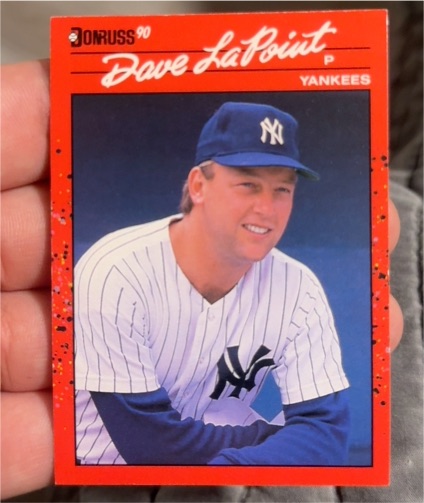 1990 Donruss #72 Dave LaPoint — front