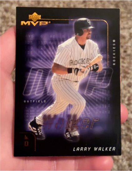 2002 Upper Deck MVP #285 Larry Walker — front