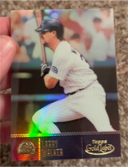 2001 Topps Gold Label #67 Larry Walker — front