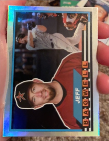 1989 Topps Big #1 Jeff Bagwell — front