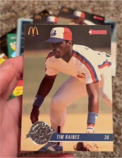 1993 McDonald's Donruss #30 Tim Raines — front