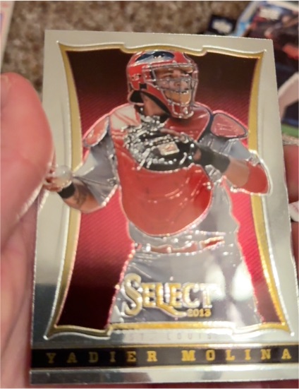 2013 Panini Select #11 Yadier Molina — front