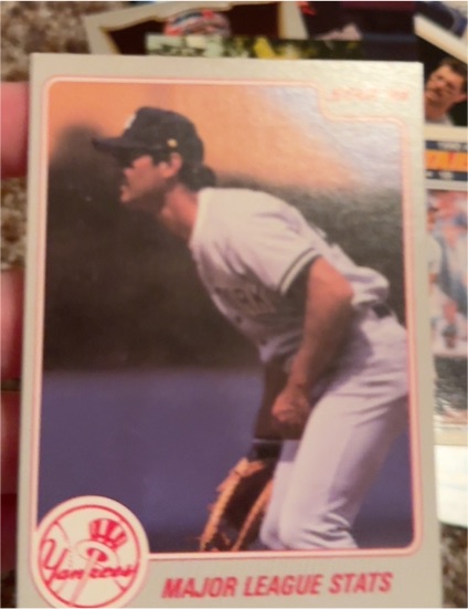 1983 Donruss #309 New York Yankees Player — front