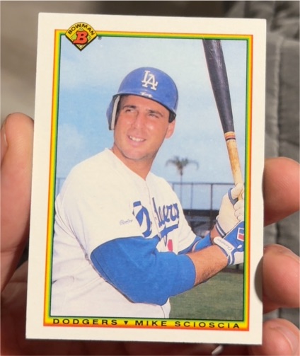 1990 Bowman #89 Mike Scioscia — front