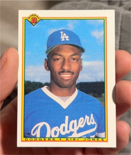 1990 Bowman #86 Kiki Jones — front
