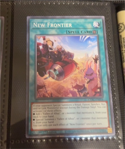 2023 Yu-Gi-Oh! CYAC-EN054 New Frontier — front