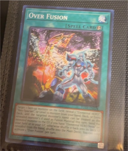 2023 Yu-Gi-Oh! Power of the Elements #POTE-EN054 Over Fusion — front