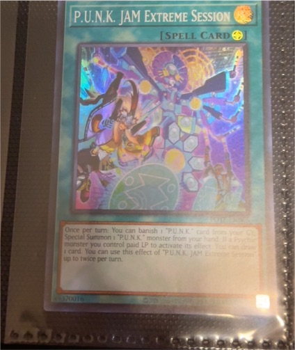 2023 Yu-Gi-Oh! P.U.N.K. JAM Extreme Session POTE-EN065 — front