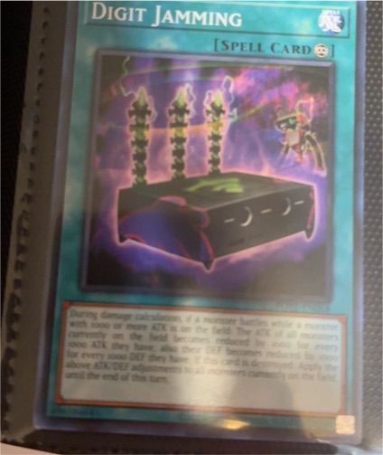 2020 Yu-Gi-Oh! Power of the Elements #POTE-EN068 Digit Jamming — front