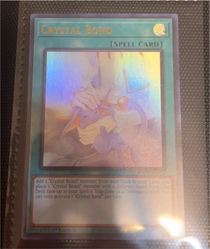 2003 Yu-Gi-Oh! LDS1-EN112 Crystal Bond — front