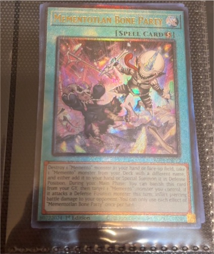 2023 Yu-Gi-Oh! RA04-EN099 Mementotlan Bone Party — front