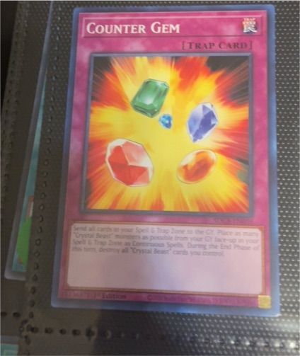2020 Yu-Gi-Oh! SDCB-EN038 Counter Gem — front